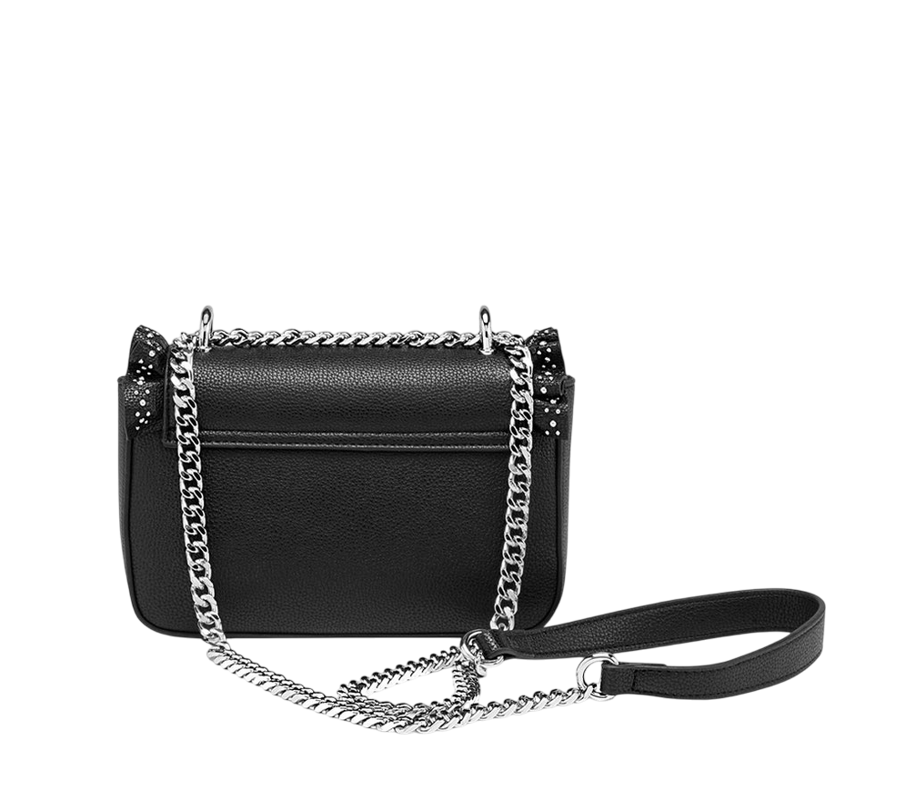 Cult Mini Borsa con Patta Yoko Nero X4FPWX060012999 – Tracolla a Catena Elegante Donna