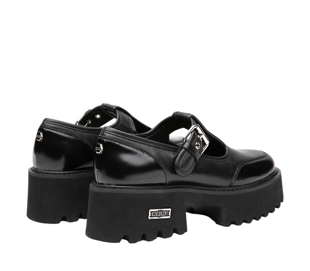 Cult Mocassino con fibbia e zeppa da donna CLW455600 nero