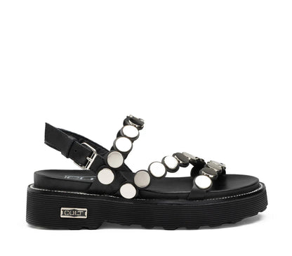 Cult ZIGGY 4770 CLW477000 Sandalo Donna Flatform Borchie Nero