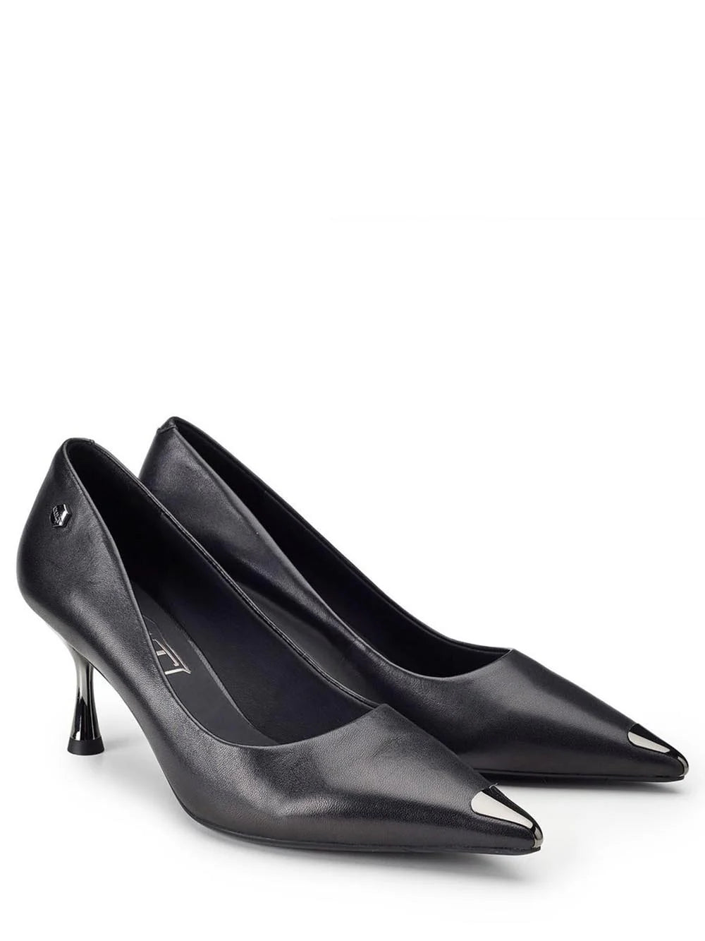 Cult Pink Décolleté Donna Nera Tacco Metallico - CLW440200