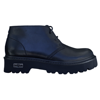 Cult Slash CLM454800 Scarpa Mid Pelle Spazzolata Nera Uomo