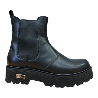 Cult Slash CLW319301 Stivaletto Donna Pelle Nera Elastico