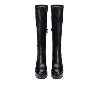 Cult Stivale Donna BJORK Nero CLW410601 - Tacco 12cm Plateau Zip Ginocchio