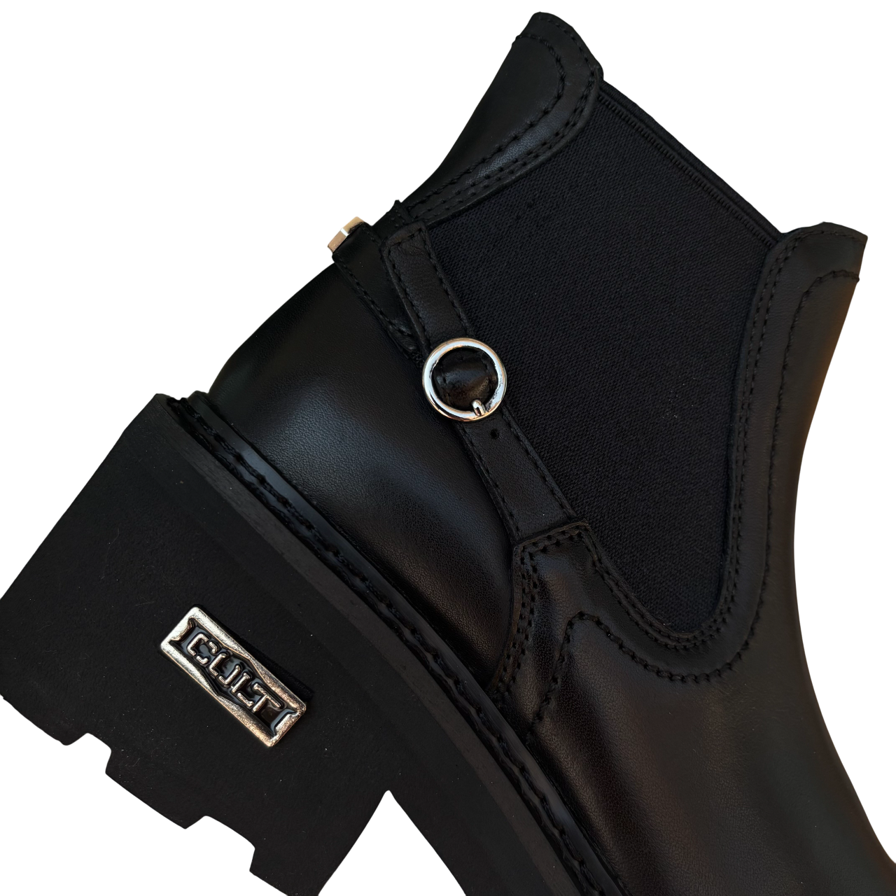 Cult Stivale Donna Grace Beatle Leather Nero CLW456300