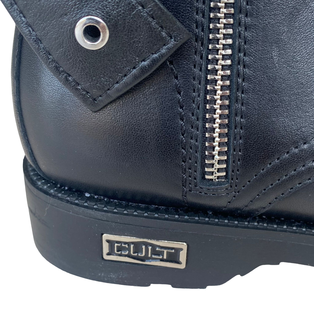 Cult Zeppelin 3933 Anfibio Donna Nero con Cerniera e Fibbia | CLW393300