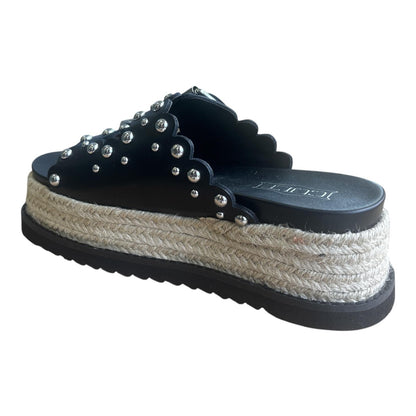 Cult Sandalo Donna Nero Zeppa Doja 4735 - CLW473500