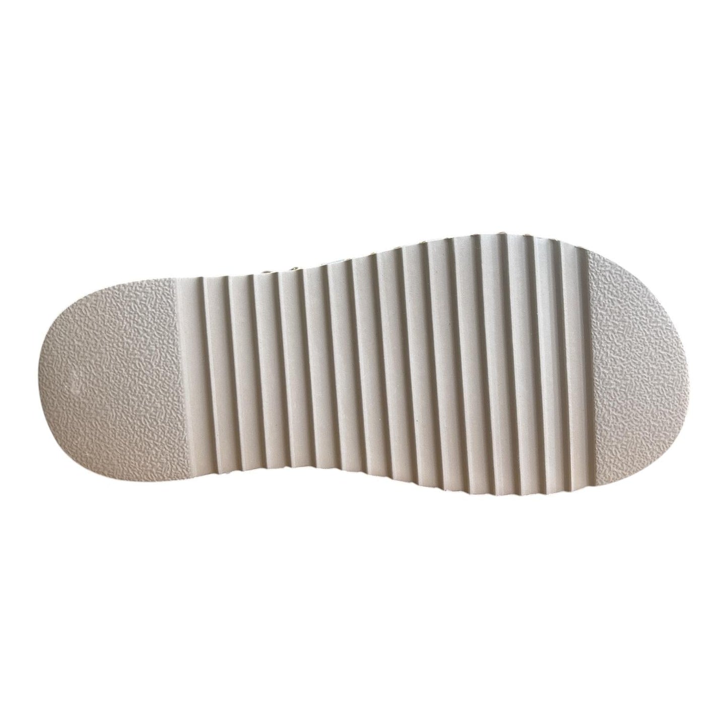 Cult Doja 4735 Sandalo Donna Bianco Oro Zeppa Corda - CLW473501