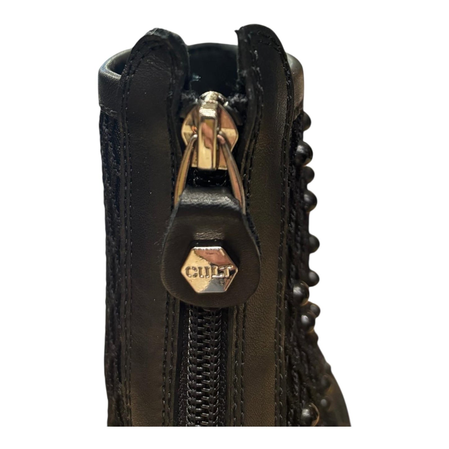 Cult Stivale Donna Pelle Rete Perle CLW469600 Nero PE26