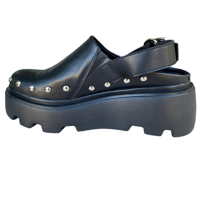 Cult sandalo Sabot da donna in pelle New Rock 3659 nero