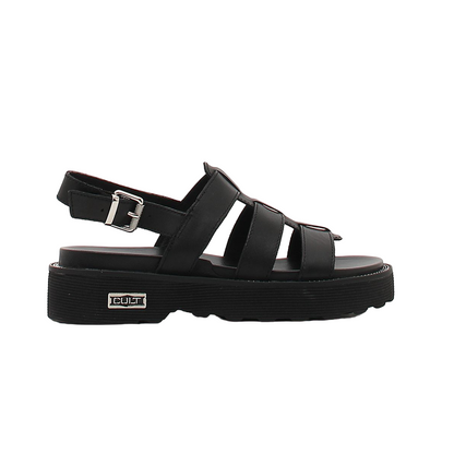 Cult sandalo da donno in pelle Ziggy 3137 nero