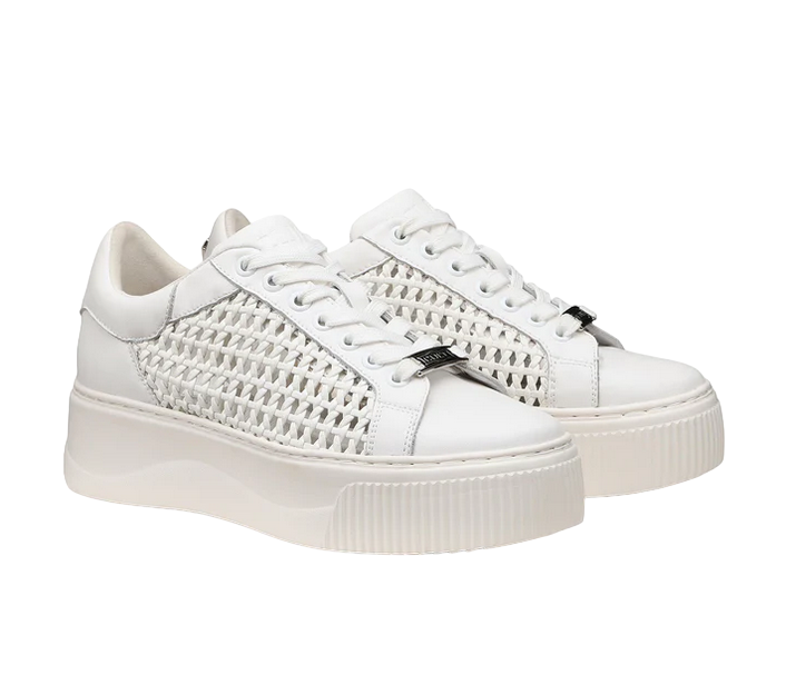Cult scarpa sneakers da donna in pelle  Perry 4237 bianco