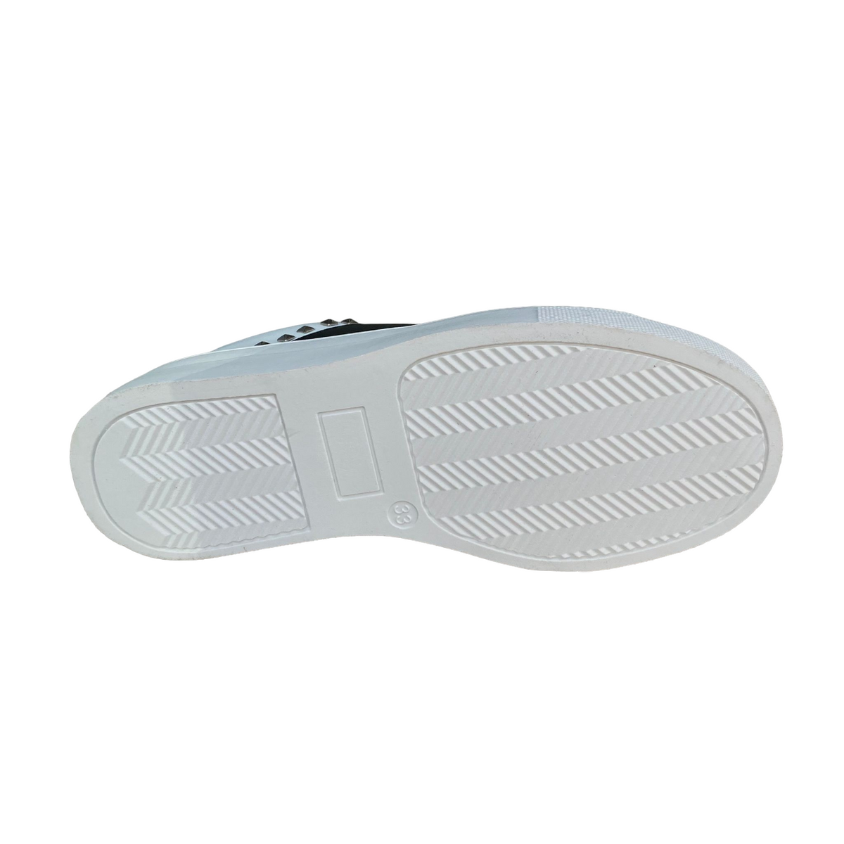 Girls' cult sneakers T-011 white-black
