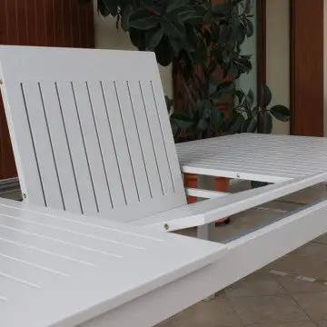 Tavolo Cuba allungabile 220/280 x 100 - Struttura in alluminio verniciato