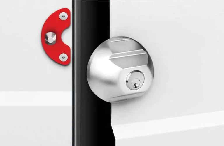 Sicherheitsriegel Cam Lock Zylinder Van-Riegelschloss aus grauem Aluminium