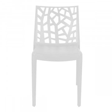 Sedia Matrix - Sedia impilabile in polipropilene con tappi antiscivolo cm 55 x 47 x 82 h