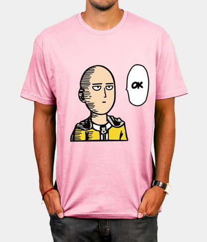 T-Shirt anime uomo, T shirt divertente, magliettina nero uomo