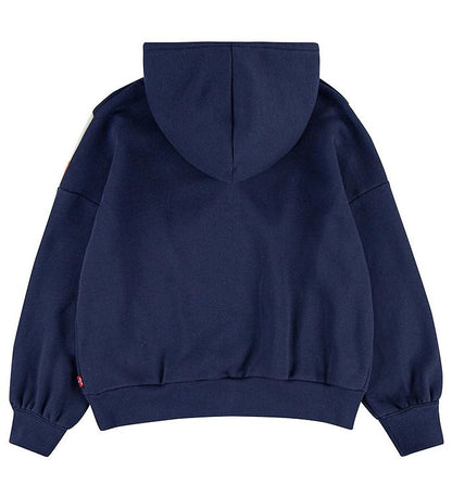 Levi's Felpa con cappuccio da bambina Colorblock Hoddy 4ED498-B4M blu