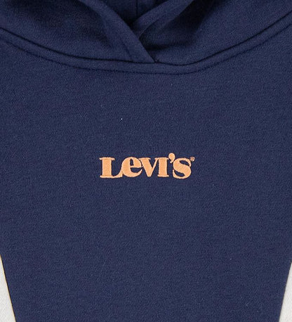 Levi's Felpa con cappuccio da bambina Colorblock Hoddy 4ED498-B4M blu