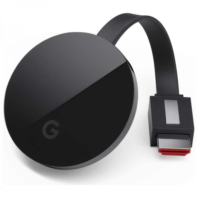 Google Chromecast Ultra HD 4K HDR Wireless HDMI Streaming Video Netflix DAZN TV