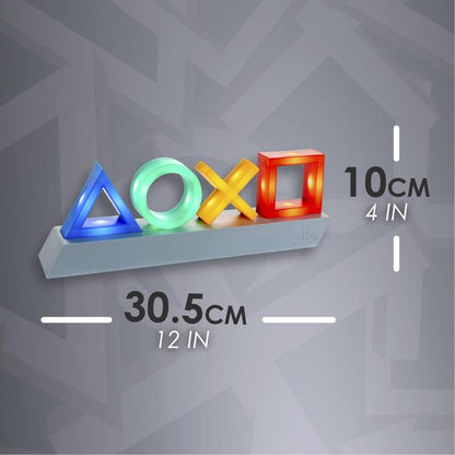 Paladone Offizielle Sony Playstation Icons Light V3 LED PS5 Multicolor PC Lampe