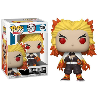 Funko Pop ! Animation Demon Slayer - (1308) Kyojuro Rengoku Figure Vinyl 9Cm