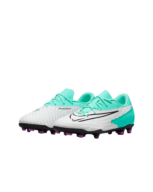Nike scarpa da calcio da bambino e ragazzo Phantom GX Club FG/MG DD9564-300 turchese nero fucsia