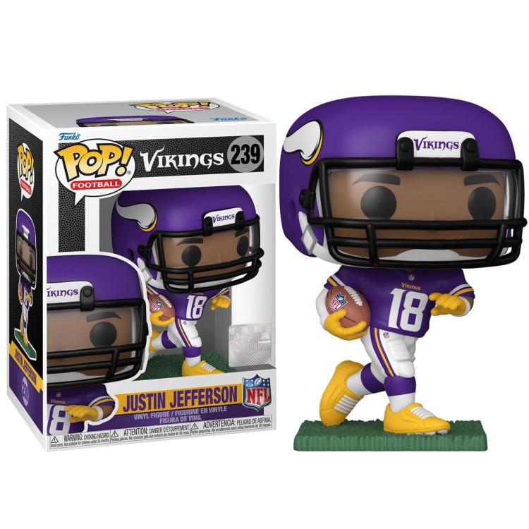 Funko Pop! Football NFL – Vikings (239) Justin Jefferson American Football Spieler Vinyl