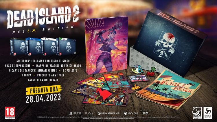 DEAD ISLAND 2 HELL-A COLLECTOR EDITION PS4 VIDEOSPIEL PLAYSTATION 4 ITALIENISCH ITA