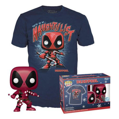 Funko Pop ! & Tee Marvel Deadpool (400) Deadpool Vinyl Figure Funko+T-Shirt