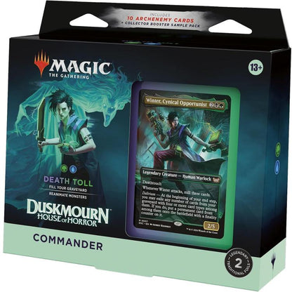 Magic The Gathering: Duskmourn House Of Horror - Kommandanten-Deck (Komplettes Set 4 Stück) Eng