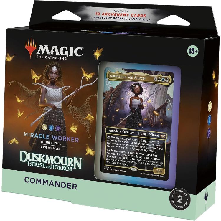 Magic The Gathering: Duskmourn House Of Horror - Kommandanten-Deck (Komplettes Set 4 Stück) Eng