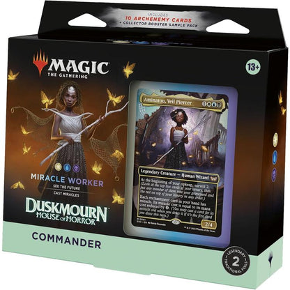 Magic The Gathering: Duskmourn House Of Horror - Kommandanten-Deck (Komplettes Set 4 Stück) Eng