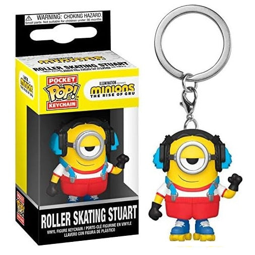 Funko Pop! Schlüsselanhänger Minions The Rise Of Gru (Roller Skating Stuart) Schlüsselanhänger