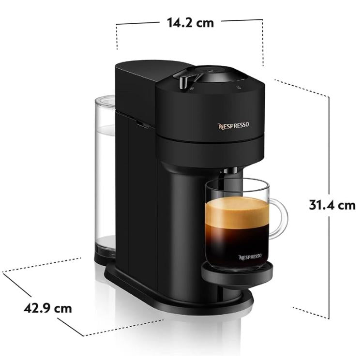 DELONGHI KAFFEEMASCHINE NESPRESSO VERTUO NEXT Kaffeemaschine XN910N10 SCHWARZ