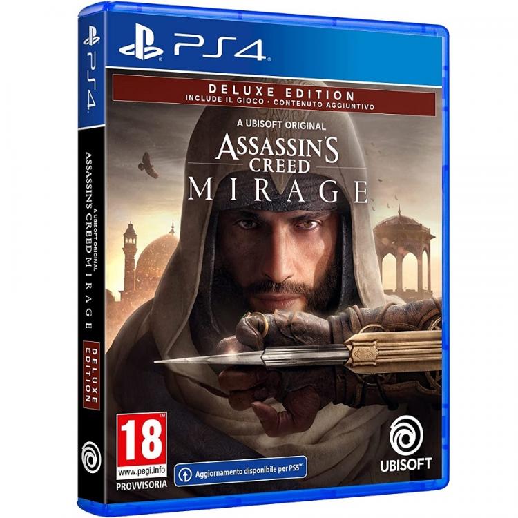 Assassin's Creed Mirage Deluxe Edition PS4 Italienisches Spiel Playstation 4 Neu