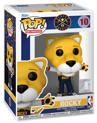 Funko Pop! NBA Maskottchen (10) Denver Nuggets Rocky Vinyl Figur 9cm Basketball