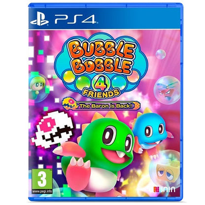 BUBBLE BOBBLE 4 FRIENDS THE BARON IS BACK PS4 SPIEL PLAYSTATION 4 PALLINE UP PS5