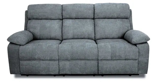 3-Sitzer Relaxsofa Pegaso Grau mit Relaxfunktion
