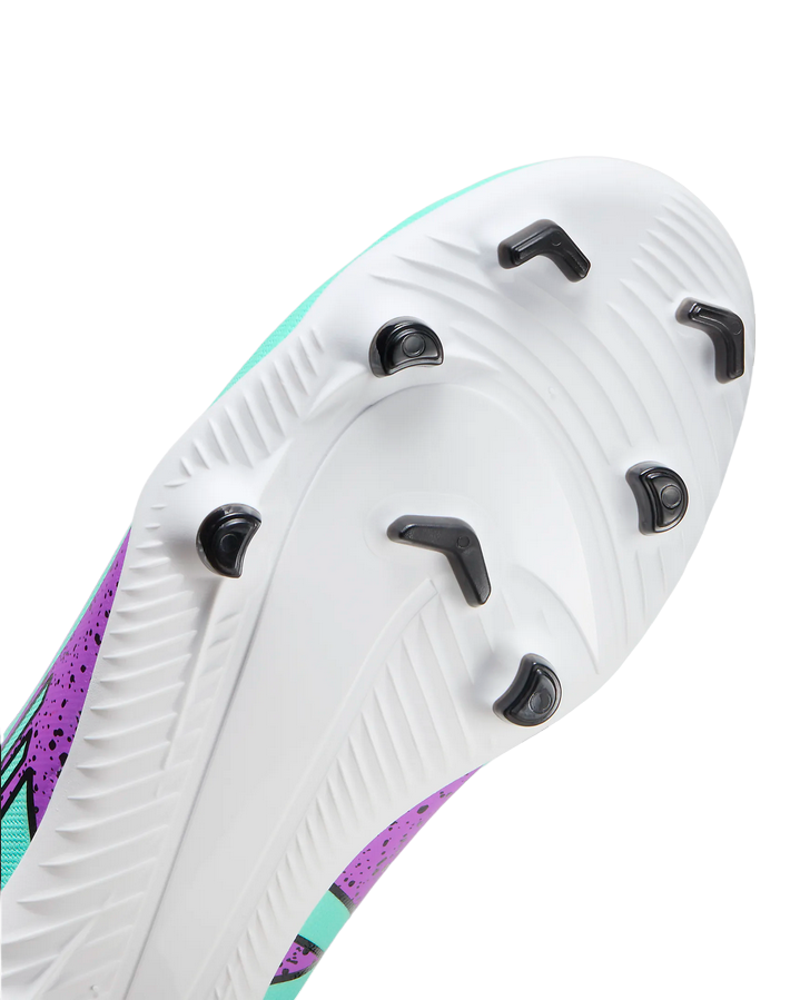 Nike scarpa da calcio da bambino e ragazzo  Vapor 15 Club FG/MG DJ5958-300 turchese fucsia nero