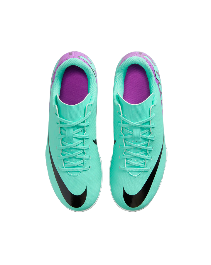 Nike scarpa da calcio da bambino e ragazzo  Vapor 15 Club FG/MG DJ5958-300 turchese fucsia nero