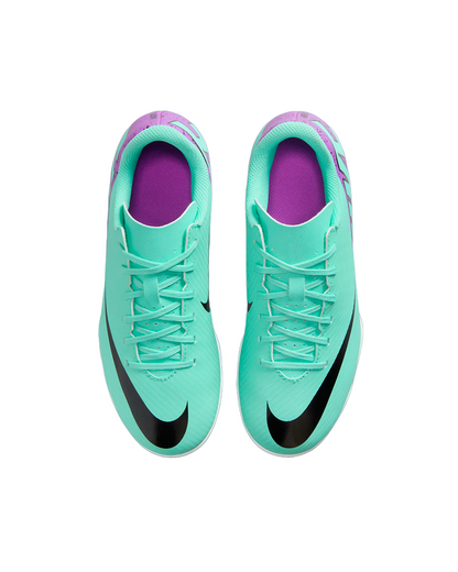 Nike scarpa da calcio da bambino e ragazzo  Vapor 15 Club FG/MG DJ5958-300 turchese fucsia nero