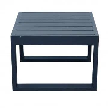 Tavolino quadrato Cuba 45 x 45 con struttura in alluminio verniciato