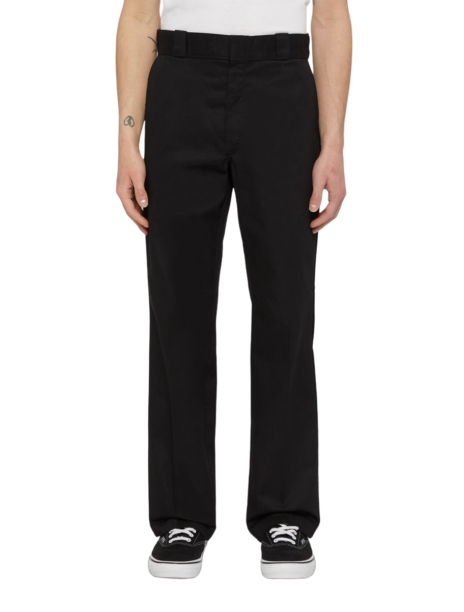 Dickies Pantalone casual unisex a gamba dritta Original 874 nero