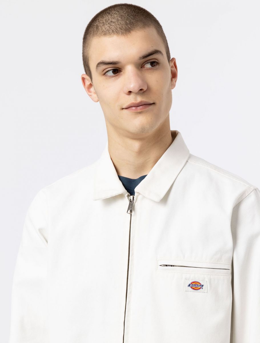 Dickies giubbino da uomo Duck canvas DK0A4XMPC431 bianco latte