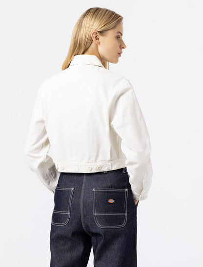 Dickies giacca da donna in canvas Duck DK0A4XMSC431 bianco latte