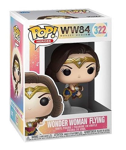 Funko Pop! DC Heroes WW1984 (322) Wonder Woman Flying - Vinyl-Statue 9cm