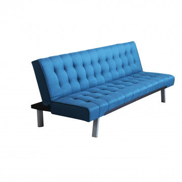 Divano Letto con Struttura in Metallo e Legno in due colori