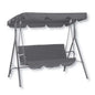Ischia 3-seater swing - painted steel frame and polyester fabric