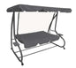 PANAREA BIG reclining swing 230x120 cm – Dark Grey, with bed function