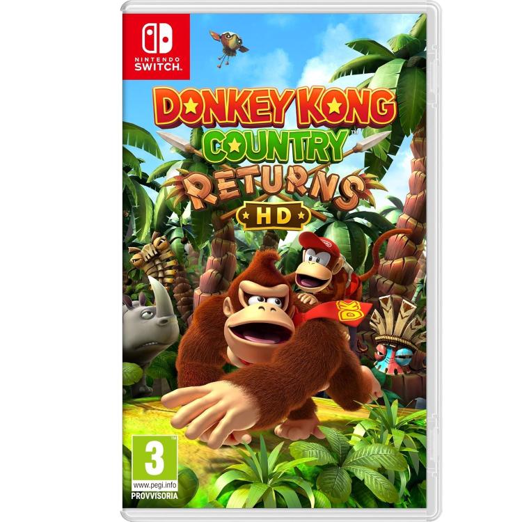 Donkey Kong Country Returns HD Nintendo Switch Videospiel PAL Ita Neues Spiel